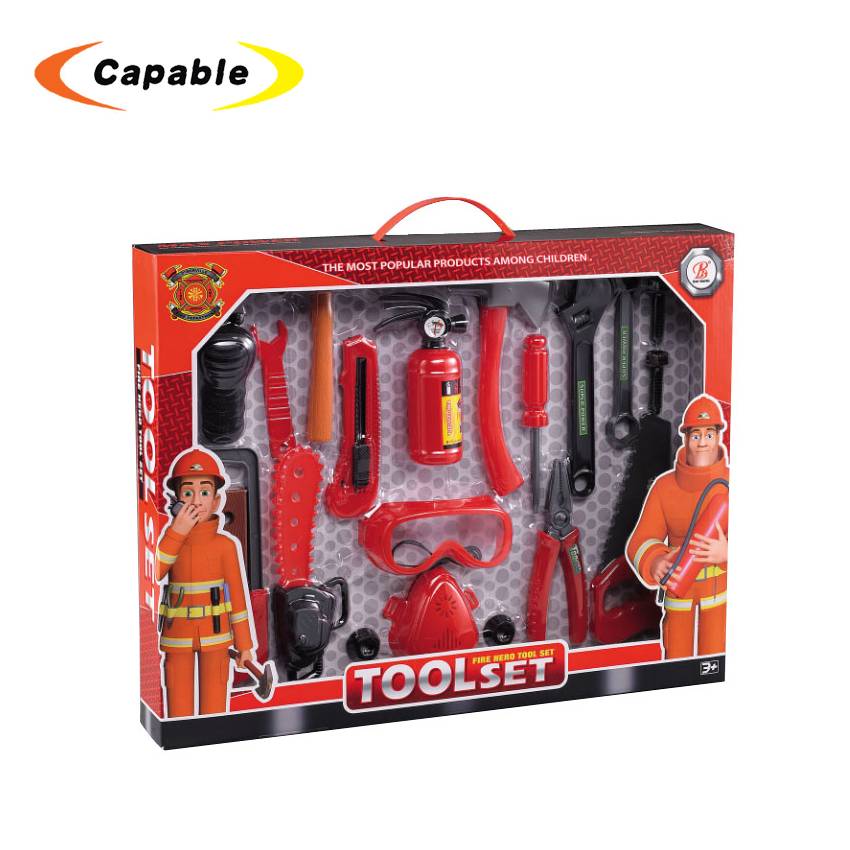 Educational Play Plastic Firefighting Kids Tool Set Toy