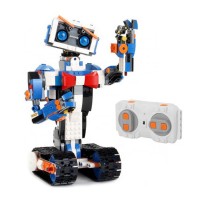 DIY electric radio control toys robot assembly programming technic plastic toys building block legoing brick set gift for kid