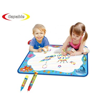 Educational Toys Best Aqua Magic Water Drawing Doodle Mat Mess Free for Toddler with Pen and Manual