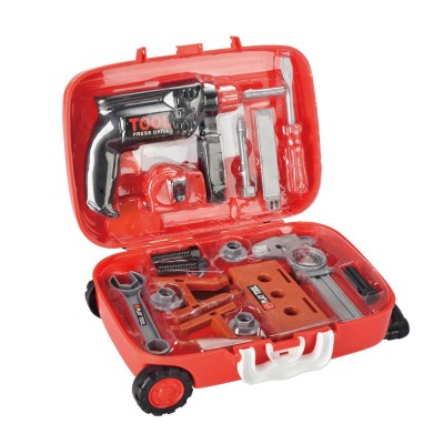 Portable kids tool luggage box pretend tool play set