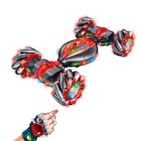 New strange toys gesture sensing rc stunt watch remote control and voice control deformation rolling climbing twist remote car