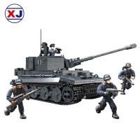 High Quality 2020 Popular Xj-922 Construction Toys Building Blocks Military Tiger Heavy Tank For Kids