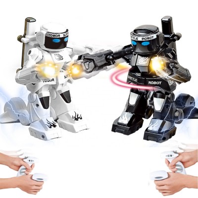 2021 new arrivals radio control toy 2 player combat kinect sparring robot infrared kumite interactive toy for kid fighting robot