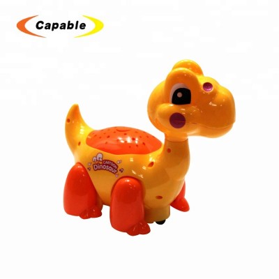 newest design plastic products colorful walking animal toy with music