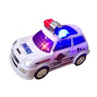 Small electric car toy with music and 3d light