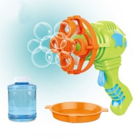 New arrival electric fan bubble blower machine bubble gun toy for boys and girls