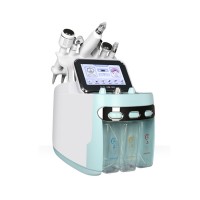 Korea H2O2 Hydrogen Small Bubble Facial Beauty Machine with RF Handle